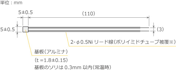 600℃対応マイクロセラミック形狀図